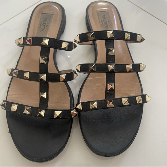Valentino Shoes - * Sold * 100% Authentic Valentino Rockstud sandals flats